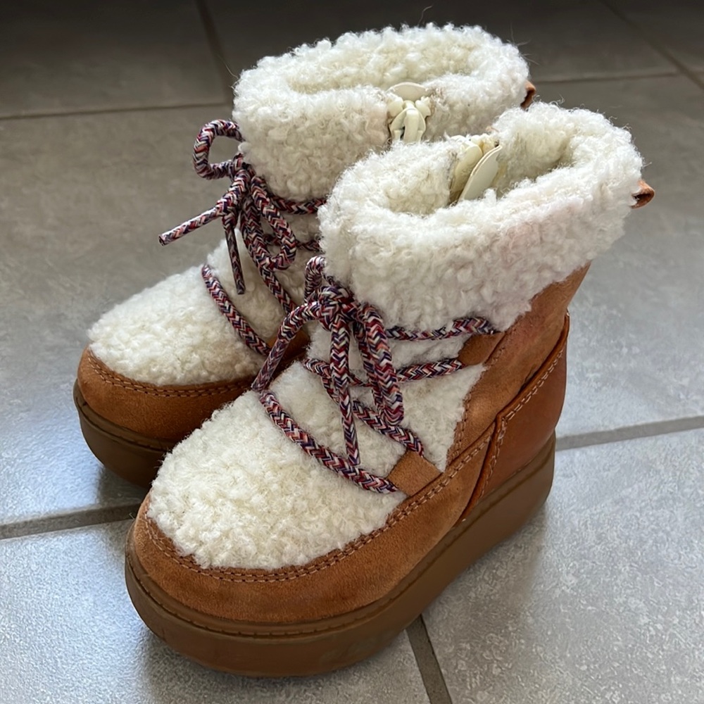 Baby Girl Platform Winter Boots
